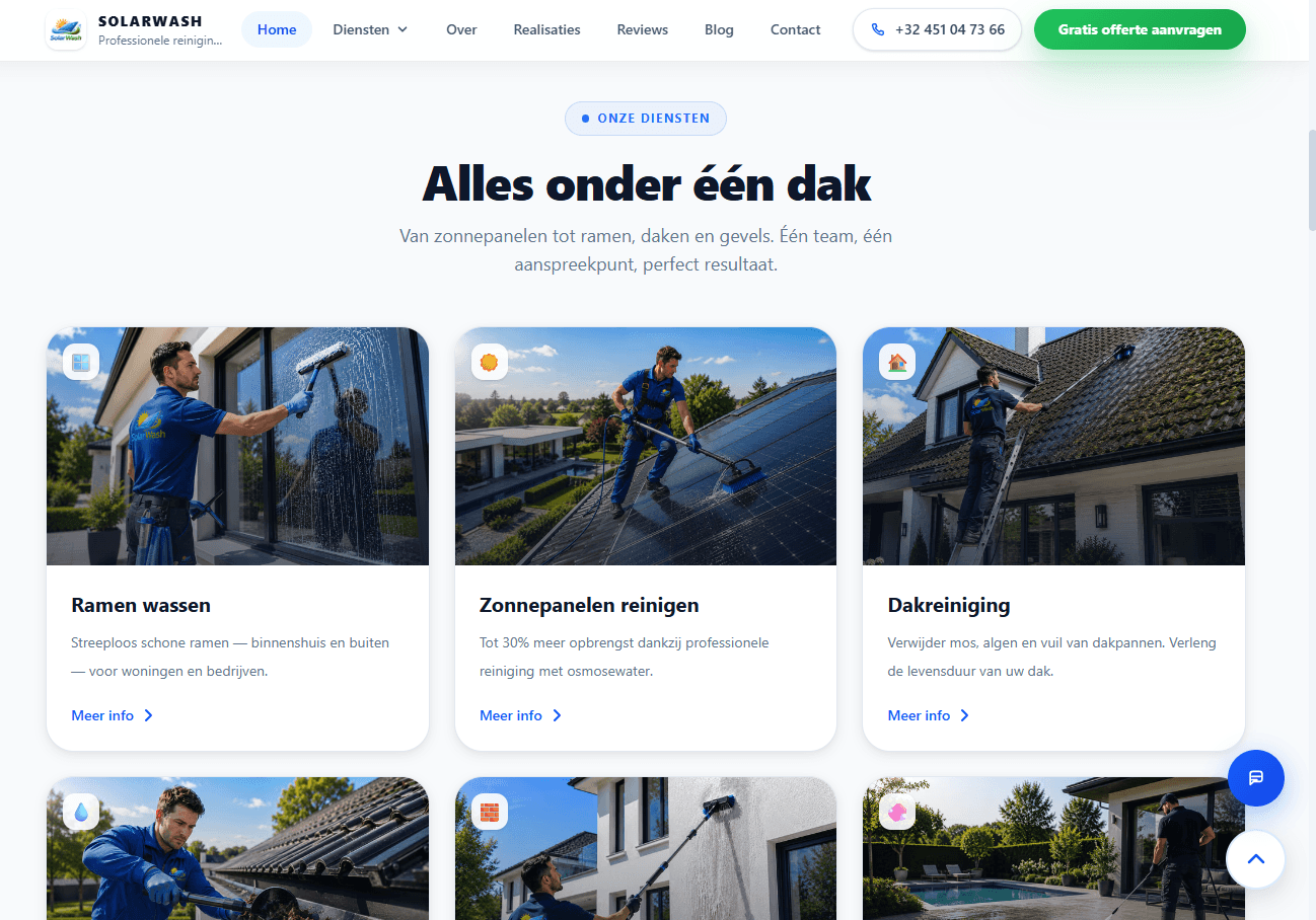 SolarWash — Projectbeeld 2
